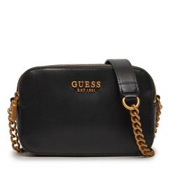 Torebka Guess. Czarne torebki wieczorowe damskie Guess, z aplikacjami, bez dodatków. Za 569.99 zł.