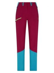 LA SPORTIVA Spodnie funkcyjne "Monument" w kolorze czerwono-turkusowym rozmiar: S. Czerwone spodnie dresowe damskie La Sportiva, s, bez wzorów, outdoorowe. Za 258.52 zł.