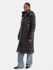 Tommy Hilfiger Kurtka puchowa Gloss WW0WW47356 Czarny Regular Fit. Czarne kurtki damskie Tommy Hilfiger, xl, bez wzorów, z puchu, bez kaptura. Za 1,499.00 zł.