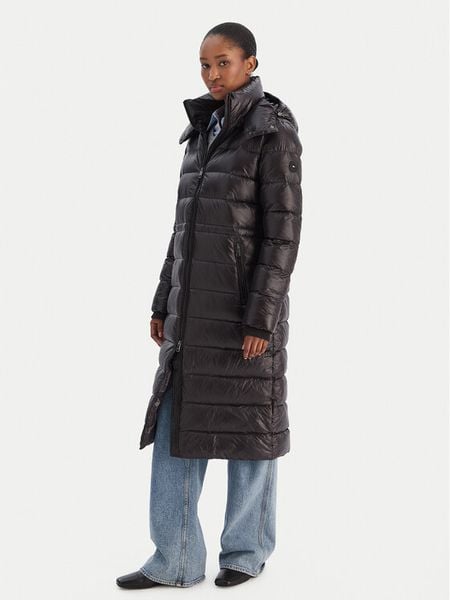 Tommy Hilfiger Kurtka puchowa Gloss WW0WW47356 Czarny Regular Fit. Czarne kurtki damskie Tommy Hilfiger, xl, bez wzorów, z puchu, bez kaptura. Za 1,499.00 zł.