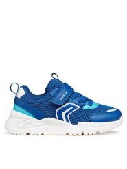 Geox Sneakersy J0H1 J55MQB 01454 CK44D M Niebieski. Niebieskie buty sportowe chłopięce Geox, ze skóry, bez zapięcia. Za 209.99 zł.