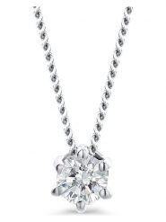 Revoni Złoty naszyjnik z diamentową zawieszką - dł. 45 cm rozmiar: onesize. Szare naszyjniki damskie Revoni, z diamentem, złote. Za 3,474.45 zł.