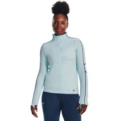 Bluza fitness damska Under Armour Train Cw 1/2 Zip. Niebieskie bluzy damskie Under Armour, s, bez wzorów, bez kaptura. Za 149.99 zł.