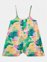 Roxy Kombinezon ERLX603035 Kolorowy Regular Fit. Sukienki dziewczęce Roxy, bez wzorów, z wiskozy, bez ramiączek. Za 89.99 zł.