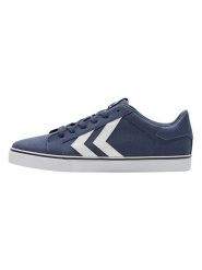 Hummel Sneakersy "Leisure LX-E" w kolorze granatowo-białym rozmiar: 39. Niebieskie obuwie sportowe damskie Hummel, z materiału, bez zapięcia. Za 78.66 zł.