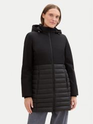 Tom Tailor Parka 1041491 Czarny Regular Fit. Czarne parki damskie Tom Tailor, xs, z syntetyku, bez kaptura. Za 619.99 zł.