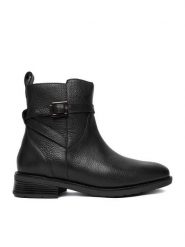 Lasocki Botki CEO-WI23-ALEGRA-02 Czarny. Czarne botki damskie Lasocki, ze skóry, bez obcasa, na płaskiej podeszwie, bez zapięcia. Za 269.99 zł.