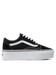 Vans Tenisówki Old Skool Stac VN0A7Q5M6BT1 Czarny. Czarne trampki damskie Vans, bez wzorów, z materiału, bez zapięcia. Za 319.99 zł.