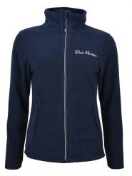 Peak Mountain Kurtka polarowa "Aspadon" w kolorze granatowym rozmiar: L. Niebieskie kurtki damskie Peak Mountain, l, bez wzorów, z polaru, bez kaptura. Za 126.99 zł.