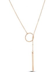 Atelier MIU Pozłacany naszyjnik z elementami ozdobnymi - dł. 42 cm rozmiar: onesize. Żółte naszyjniki damskie atelier MIU, pozłacane. Za 70.24 zł.