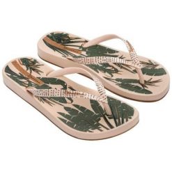 Japonki damskie Ipanema Anat Nature VIII. Brązowe klapki damskie Ipanema, bez wzorów, bez obcasa, bez zapięcia. Za 79.90 zł.