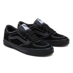 Trampki Damskie Vans. Czarne trampki damskie Vans, bez wzorów, bez zapięcia. Za 254.99 zł.