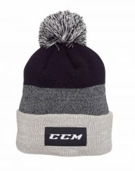 Czapka Zimowa Team z Pomponem Czarna Uni. Czarne czapki damskie CCM, na zimę, bez wzorów, z dzianiny. Za 167.00 zł.