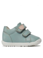Geox Sneakersy B Macchia B164PA 08554 C3016 Niebieski. Niebieskie trampki dziewczęce Geox, bez wzorów, ze skóry, bez zapięcia. Za 289.99 zł.