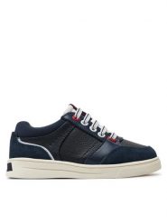 Mayoral Sneakersy 43569 Granatowy. Niebieskie buty sportowe chłopięce Mayoral, ze skóry, bez zapięcia. Za 129.99 zł.