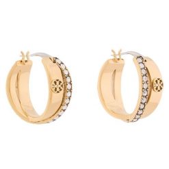 Kolczyki Tory Burch. Żółte kolczyki damskie Tory Burch, złote. Za 834.99 zł.