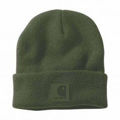 Czapka zimowa Carhartt Black Label Watch Hat. Zielone czapki damskie Carhartt, na zimę, bez wzorów. Za 91.00 zł.