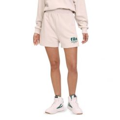 Spodenki damskie FILA Linyi. Brązowe spodenki sportowe damskie Fila, na lato, xs, bez wzorów, z bawełny. Za 119.99 zł.