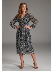 SWING Sukienka w kolorze czarnym rozmiar: 44. Czarne sukienki damskie Swing, bez wzorów, z tkaniny, bez ramiączek. Za 243.84 zł.