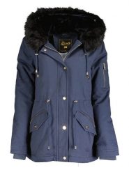 Geographical Norway Parka "Boldina" w kolorze niebieskim rozmiar: M. Niebieskie parki damskie Geographical Norway, m, bez kaptura. Za 210.81 zł.