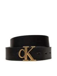 Calvin Klein Jeans Pasek Damski Mono Pl Rev Lthr Belt K60K612288 Czarny. Czarne paski damskie Calvin Klein Jeans, bez wzorów, z jeansu. Za 169.99 zł.