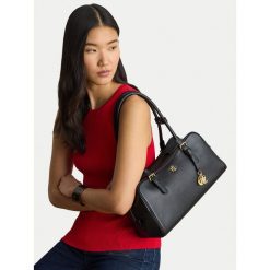 Torebka LAUREN RALPH LAUREN. Czarne torebki klasyczne damskie Lauren Ralph Lauren, bez dodatków. Za 1,798.99 zł.