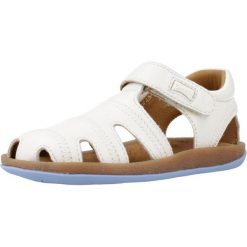 Sandały CAMPER SELLA HOUSTON/BICHO FW RY Biały. Białe sandały damskie Camper, bez wzorów, ze skóry, bez obcasa, bez zapięcia. Za 276.54 zł.
