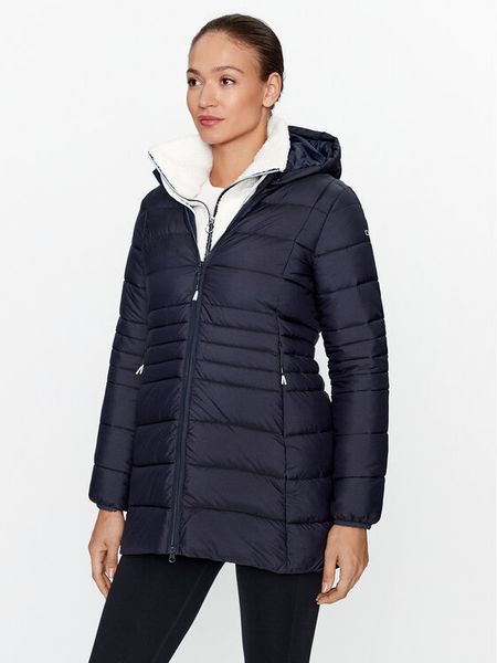 CMP Kurtka zimowa 33K1716M Granatowy Regular Fit. Niebieskie kurtki damskie CMP, na zimę, m, bez wzorów, z syntetyku, bez kaptura. Za 489.99 zł.