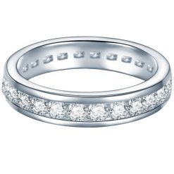 Trilani Pierścionek z Srebro wysokiej próby w Srebrny Pierścionki 1 ct Damski. Szare pierścionki damskie Trilani, z cyrkonią, srebrne. Za 239.99 zł.