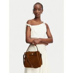 Torebka Tory Burch. Brązowe torebki klasyczne damskie Tory Burch, bez dodatków. Za 2,164.00 zł.