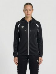 Damska bluza dresowa z kapturem Hummel Core 2.0. Białe bluzy damskie Hummel, xl, bez wzorów, z dresówki, z kapturem. Za 302.50 zł.
