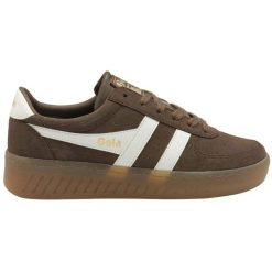 Sneakersy damscy Gola Grandslam Suede Trainer. Białe obuwie sportowe casual damskie Gola, bez zapięcia. Za 470.50 zł.