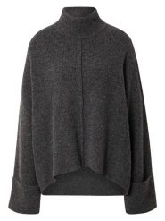 LeGer Sweter "Rafaela" w kolorze szarym rozmiar: 34. Szare swetry klasyczne damskie LeGer, prążkowane, bez kołnierzyka. Za 170.47 zł.