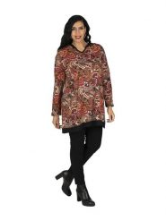 Aller Simplement Bluza ze wzorem rozmiar: 42/44. Bluzy damskie Aller Simplement, bez wzorów, z bawełny, bez kaptura. Za 101.23 zł.