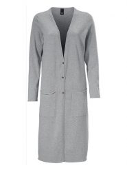 Heine Kardigan w kolorze szarym rozmiar: 46. Szare kardigany damskie Heine, bez wzorów, z bawełny. Za 78.99 zł.