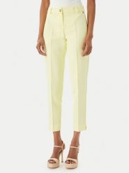 Maryley Spodnie materiałowe 26EB52Z/43LE Żółty jasny Regular Fit. Żółte spodnie materiałowe damskie Maryley, bez wzorów, z materiału. Za 229.99 zł.