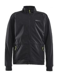 Craft Core Warm Jacket Jr kurtka junior wiatro‑ i wodoodporna – Black. Czarne kurtki damskie Craft, uniwersalny, bez wzorów, z dżerseju, bez kaptura. Za 260.50 zł.