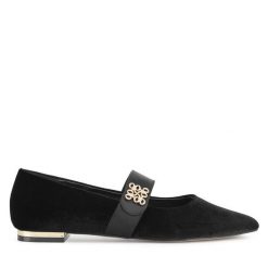 Baleriny Nine West. Czarne balerinki damskie Nine West, bez wzorów. Za 219.99 zł.
