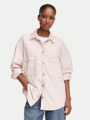 HUGO Kurtka jeansowa Garesa 50566763 Różowy jasny Regular Fit. Czerwone kurtki damskie Hugo, l, bez wzorów, z bawełny, bez kaptura. Za 639.99 zł.