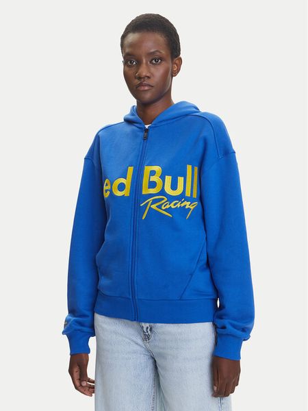 Pepe Jeans Bluza Red Bull Racing Logo RL580011 Niebieski Relaxed Fit. Niebieskie bluzy damskie Pepe Jeans, xs, bez wzorów, z bawełny, bez kaptura. Za 329.99 zł.