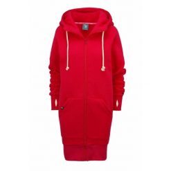 Bluza sportowa rozpinana z kapturem damska DEEP TRIP Luzak. Czerwone bluzy damskie DEEP TRIP, xs, bez wzorów, z kapturem. Za 389.00 zł.