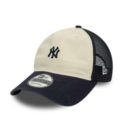 Czapka trucker damska New York Yankees. Niebieskie czapki z daszkiem damskie New Era, bez wzorów. Za 126.00 zł.