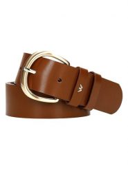 Wojas Skórzany pasek w kolorze jasnobrązowym rozmiar: 90. Brązowe paski damskie Wojas, bez wzorów, z materiału. Za 115.82 zł.