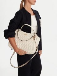 Guess Torebka Valla HWQG81 22220 Écru. Torebki klasyczne damskie Guess, ze skóry, bez dodatków. Za 419.99 zł.