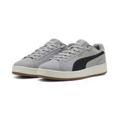 Sneakersy unisex Court Classin Suede PUMA Gray Echo Black Gold. Czarne obuwie sportowe damskie Puma, bez zapięcia, tenisowe. Za 309.00 zł.