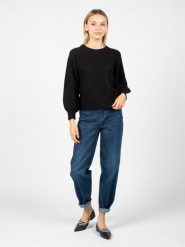 Silvian Heach Sweter "Fuyu" | PGA22106 | Kobieta | Czarny. Czarne swetry klasyczne damskie Silvian Heach, xl, z dzianiny, bez kołnierzyka. W wyprzedaży za 189.00 zł.