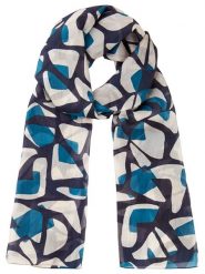 Olsen Szal w kolorze granatowo-niebiesko-beżowym rozmiar: onesize. Brązowe szaliki damskie Olsen, bez wzorów, z jedwabiu. Za 60.99 zł.