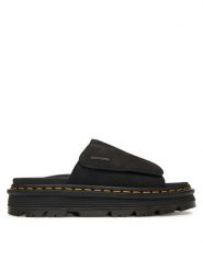Dr. Martens Klapki Zebzag DM42409001 Czarny. Czarne klapki damskie Dr Martens, bez wzorów, bez obcasa, bez zapięcia. Za 679.99 zł.