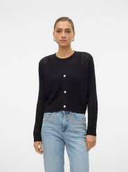 Vero Moda Kardigan w kolorze czarnym rozmiar: L. Czarne kardigany damskie Vero Moda, l, bez wzorów. Za 79.03 zł.