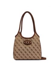 Guess Torebka Samantha Mini HWJG23 13750 Brązowy. Brązowe torebki klasyczne damskie Guess, z materiału, bez dodatków. Za 494.99 zł.